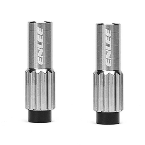 ENLEE 4mm Bicycle Shift & Brake Cable Adjustment Screws - Titanium Color - 1