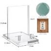 Acrylic Book Picture Frame Plate Stand YX157 Display Holder - 2