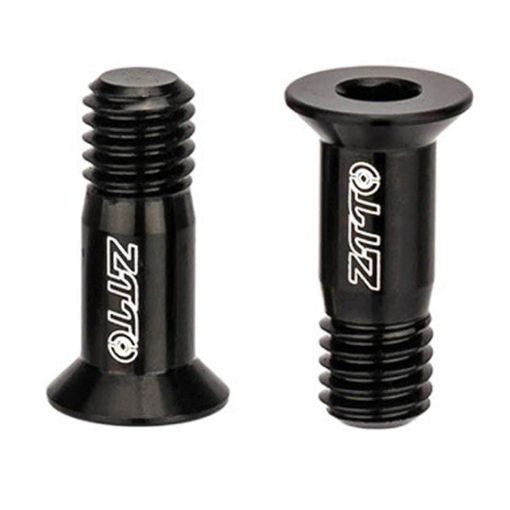 ZTTO 2pcs Bicycle Rear Derailleur Sprocket Screws M5 Guide Wheel Black - 1