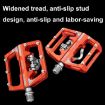 RACEWORK M215 Red Aluminum Alloy SPD Clipless Bicycle Lock Pedal - 5