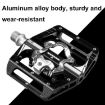 RACEWORK M215 Orange Aluminum Alloy SPD Clipless Bicycle Lock Pedal - 4