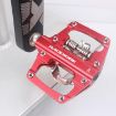 RACEWORK RK213 Red Mountain Bike SPD + Flat Dual-purpose Pedal Pair - 6