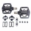 RACEWORK RK213 Orange Mountain Bike SPD + Flat Dual-purpose Pedal Pair - 4