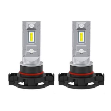 2pcs Mini H16 Direct Plug Car LED Headlight Bulb - White Light - 1