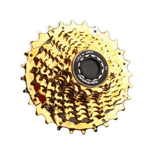 RACEWORK C0991A 11-Speed Gold Road Bicycle Cassette Flywheel 11-34T - 1