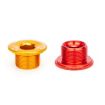 ZTTO M19 Red Aluminum Alloy Crank Cover Screws, 2pcs for Mountain Bike - 5