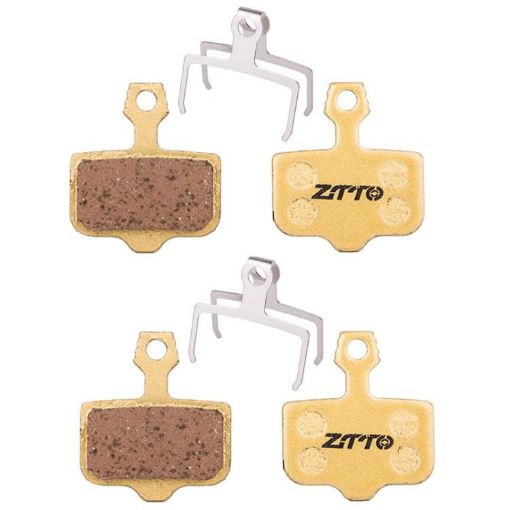 ZTTO MJ-02D Mountain Bike Brake Pads, 2 Pairs, Full Metal Copper Base - 1