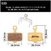 ZTTO MJ-02D Mountain Bike Brake Pads, 2 Pairs, Full Metal Copper Base - 2