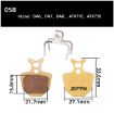 ZTTO MJ-05B Mountain Bike Brake Pads, 2 Pairs, Full Metal Copper Base - 2