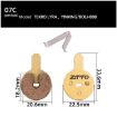 ZTTO MJ-07C Mountain Bike Brake Pads, Full Metal Copper Base, 2 Pairs - 2