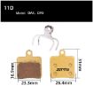 ZTTO MJ-11D Mountain Bike Brake Pads, 2 Pairs, Full Metal Copper Base - 2