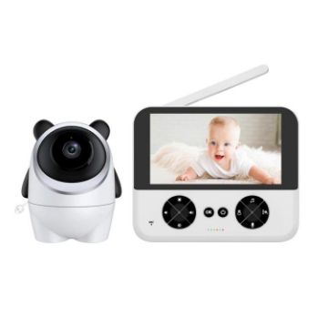 4.3" IPS HD Display 720P Baby Monitor with UK Plug - 1
