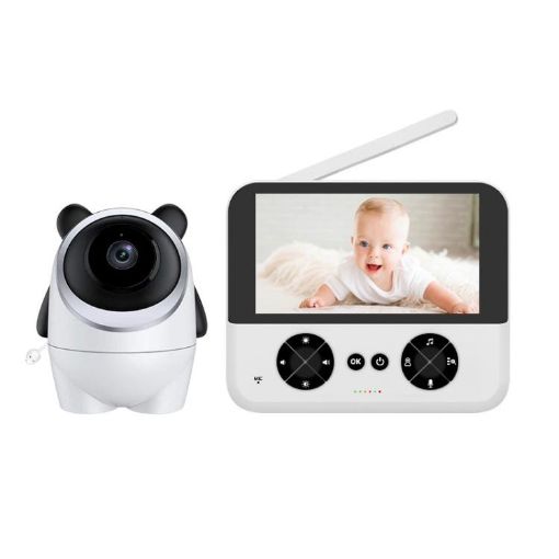 4.3" IPS HD Display 720P Baby Monitor with UK Plug - 1