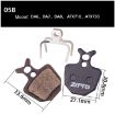 ZTTO MS-05B Semi-Metallic Resin Bicycle Disc Brake Pads, 2 Pairs - 2