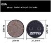ZTTO MS-08A Semi-Metallic Resin Bike Disc Brake Pads, 2 Pairs - 2