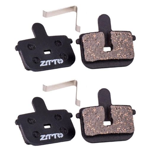 ZTTO MS-11E Semi-Metallic Resin Bike Disc Brake Pads, 2 Pairs - 1
