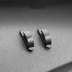 4pcs Set Black Hidden Car Seat Sticky Hooks - Multifunctional & Simple - 2
