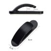 4pcs Set Black Hidden Car Seat Sticky Hooks - Multifunctional & Simple - 3
