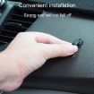 4pcs Set Black Hidden Car Seat Sticky Hooks - Multifunctional & Simple - 6