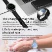 Silver Mesh & Silicone Strap Waterproof Sports Smartwatch with Bluetooth Calling - 8