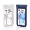 Waterproof Cell Phone Bag IPX8 30m Touch Screen Case with Armband Navy - 2