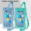 Green TPU Dual Airbag Floating Waterproof Phone Pouch for Diving & Swimming - 8