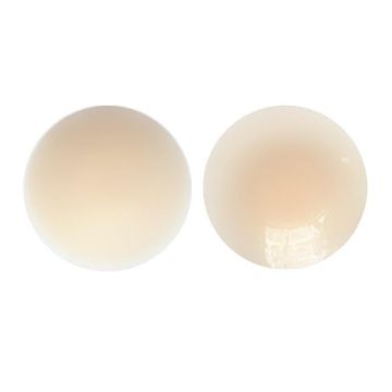 Ultra-thin Invisible Silicone Breast Stickers, 10cm, Fair Skin - 1