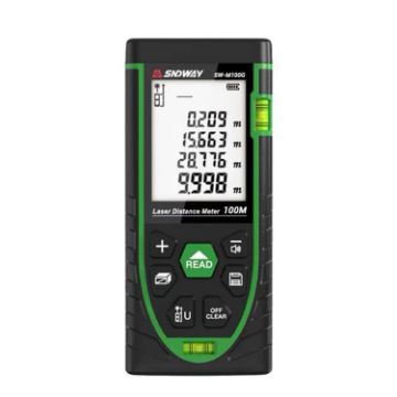 SNDWAY SW-M100G 100M Green Laser Range Finder for Indoor Outdoor Use - 1