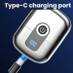Portable Mini Dual Head Electric Shaver - LCD, Waterproof, USB-C Rechargeable - 8
