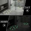 12pcs PEVA Glow-in-Dark Anti-Slip Stickers for Bathroom & Stairs 2x38cm - 4