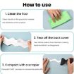 12pcs PEVA Glow-in-Dark Anti-Slip Stickers for Bathroom & Stairs 2x38cm - 7