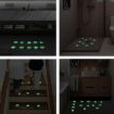 PEVA Glow-in-the-Dark Anti-Slip Stickers 12pcs for Bathroom/Stairs/Floor - 5