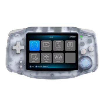 ANBERNIC RG 34XX Retro Handheld Console, 64G, Glacier Blue, WIFI Gaming - 1