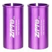 ZTTO Bicycle Seat Post Conversion Sleeve 25.4-28.6mm 2pcs Purple - 1