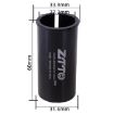 ZTTO Bicycle Seat Post Conversion Sleeve 27.2-31.6mm 2pcs (Black) - 2