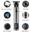 Rechargeable Haircut Kit - Zero Blade Hair Clippers for Men (Black) - 7