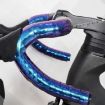 FMFXTRA F168 Road Bike Handlebar Tape - Anti-Slip, Breathable, Aurora Blue - 2