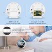 EDUP EH-8816 Digital Clock Night Light Dual Power Alarm (White) - 8