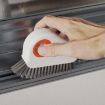 2-in-1 Detachable Window Sill & Groove Cleaning Brush - Orange - 8