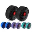 FMFXTRA F233 Black Road Bicycle Handlebar Strap PU Shock-Absorbing Tape - 2