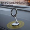 Slate Gray Magnetic Folding Car Phone Holder for Navigation - 3