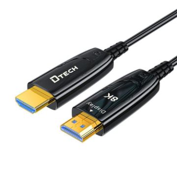 DTECH DT-HF8005 8K 60Hz HDMI 2.1 Fiber Optic Cable 10m for PS5 Xbox - 1