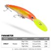 PROBEROS DW627 Large Minnow Lure, Style E, 22.5cm/75g Bionic Bait - 4