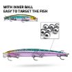 PROBEROS DW622 12.5cm 16g Submerged Minnow Lure Sea Fishing Bait - 5