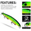 PROBEROS DW622 12.5cm 16g Submerged Minnow Lure Sea Fishing Bait - 6