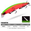 PROBEROS DW622 12.5cm 16g Submerged Minnow Lure Sea Fishing Bait (D) - 3