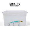 PROBEROS DW622 12.5cm 16g Submerged Minnow Lure Sea Fishing Bait (D) - 7