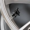 4pcs Car Gesture Valve Tire Caps - Black OK Decorative Rubber Set - 5