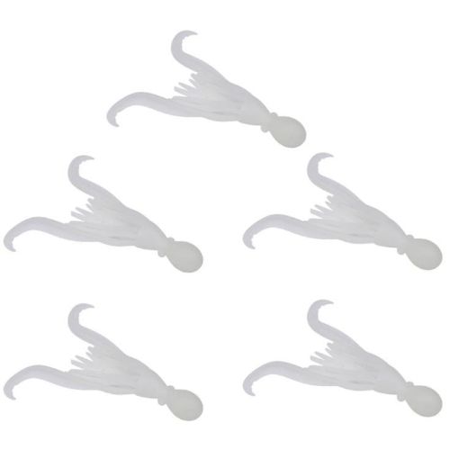 PROBEROS DW6123 10cm Squid Soft Bait 5pcs Pack Sea Fishing Lure - 1
