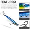 28G PROBEROS LF151 Sinking Lure 3D Fast-Draw Sea Fishing Hook - 7